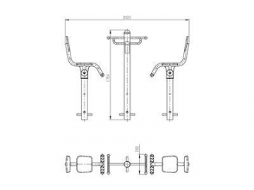 Outdoor Back Extension Trainer