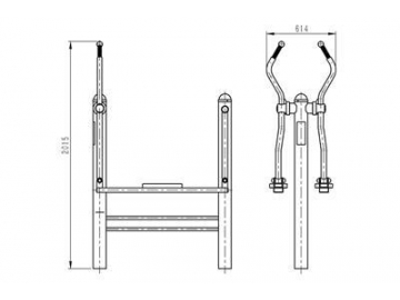 Outdoor Exercise Ski Walker