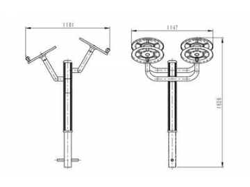 Outdoor Exercise Shoulder Wheel