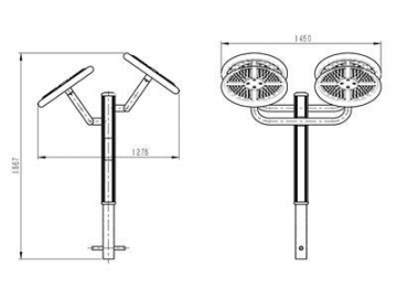 Outdoor Exercise Shoulder Wheel