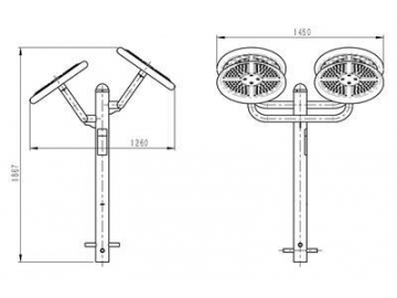 Outdoor Exercise Shoulder Wheel