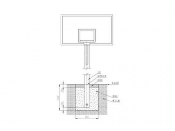 Outdoor Basketball Stand