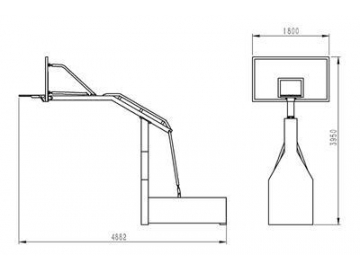 Outdoor Basketball Stand