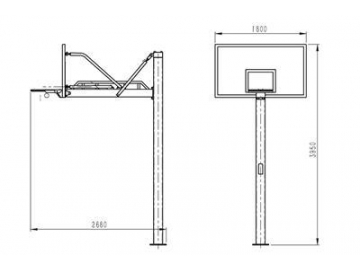 Outdoor Basketball Stand