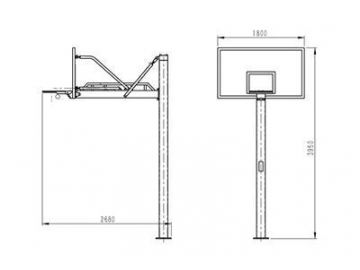Outdoor Basketball Stand
