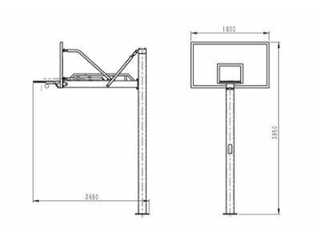 Outdoor Basketball Stand