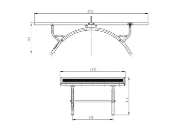 Outdoor Ping Pong Table