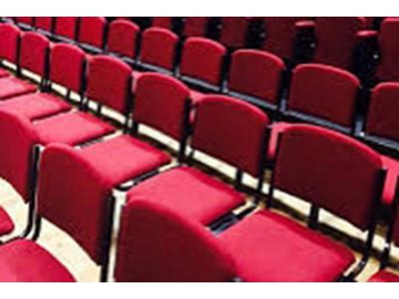 Lecture Room Seating Plastic Chair Rows