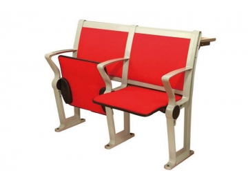 Lecture Room Seating Plastic Chair Rows