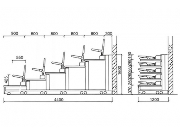 Telescopic Gymnasium Seating