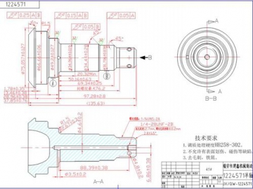 Axle Components Forged Spindle for RV Trailer Suspension