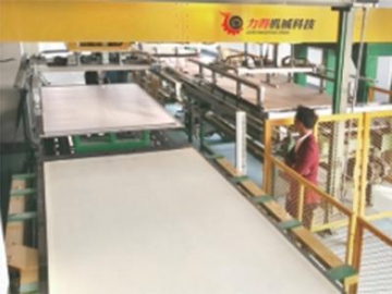 Multilayer Sandwich Panel Sheeting and Stacking Machine