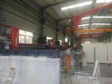 Wanli Stone Group purchased CNC granite cutting machine