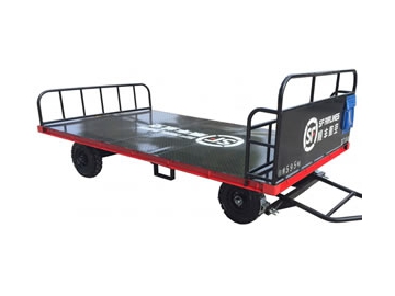 Open Airport Baggage Trailer