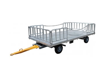 Open Airport Baggage Trailer