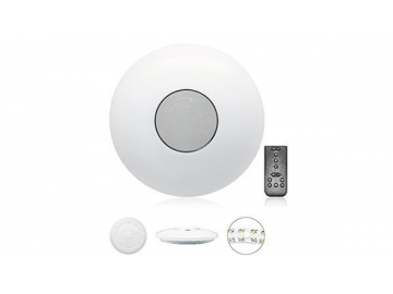 Led ceiling light with on sale bluetooth speaker lidl