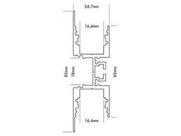 Side Mount Aluminum Profile for LED Strip Light