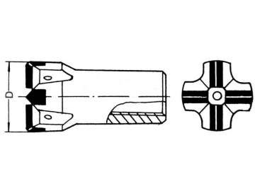 Carbide Cross Cut Bit