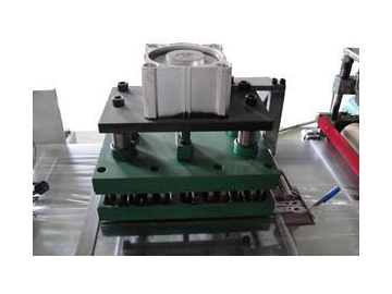 Twin Line Plastic Pocket Sheet Punching Sealing Machine