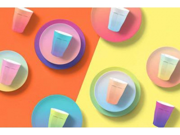 Gradient Color Dinnerware