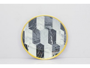 Marble Geometric Pattern Dinnerware