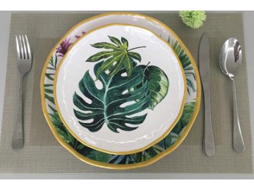 Tropical Plant Pattern Tableware