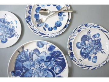 Blue and White Dinnerware