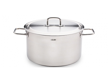 Stainless Steel Saucepan, Casserole with Steel Lid