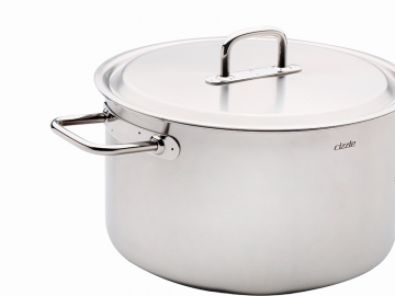 Stainless Steel Saucepan, Casserole with Steel Lid