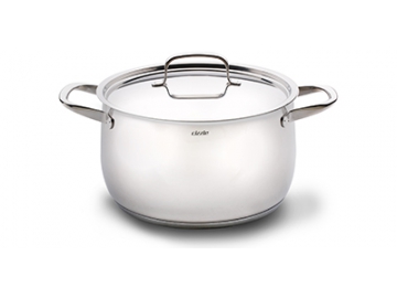 Stainless Steel Saucepan, Casserole with Hollow Metal Handle