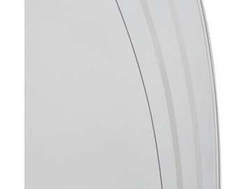 Oval Frameless Bathroom Mirror