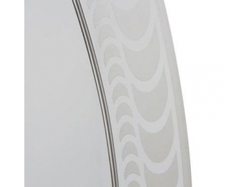 Oval Frameless Bathroom Mirror