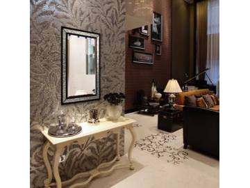 Polystyrene Framed Rectangular Glass Mirror