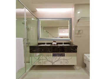 Framed Rectangular Bathroom Mirror