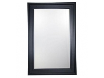 Rectangular Wood Frame Bathroom Mirror