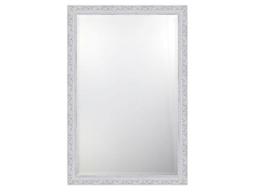 Rectangular Wood Frame Bathroom Mirror