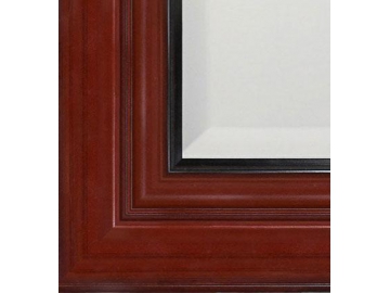 Rectangular Wood Frame Wall Mirror