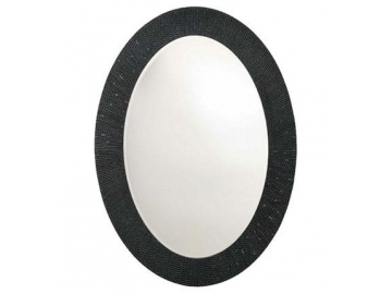 Oval Framed Wall Glass Mirror