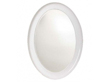 Oval Framed Wall Glass Mirror