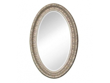 Oval Framed Wall Glass Mirror