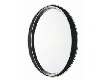 Oval Framed Wall Glass Mirror