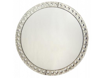 Fiberboard Framed Rectangular Glass Mirror