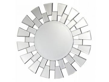 Round MDF Framed Glass Mirror