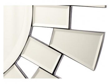 Round MDF Framed Glass Mirror