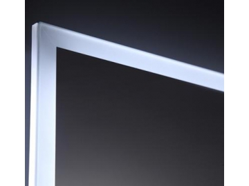 Glass Frameless Wall Mirror with LED Backlit Light