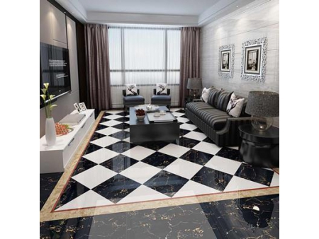 Dark Color Glazed Polished Porcelain Tile