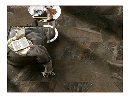 Grey and Brown Marble Tile