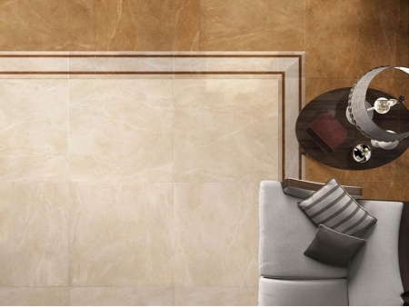 Beige and Brown Marble Tile
