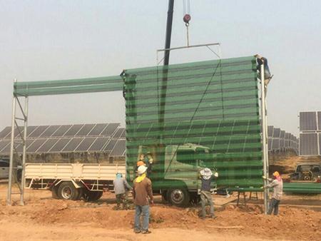 Wind Fence (for Solar Fields)