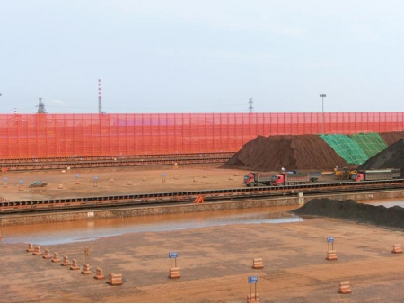 Wind Fence (for Iron Oree Dust Control)